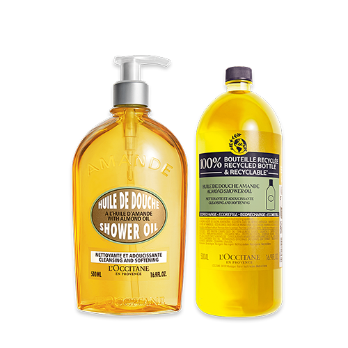 Óleo de Banho Amêndoa - Tamanho Especial + Eco Refil